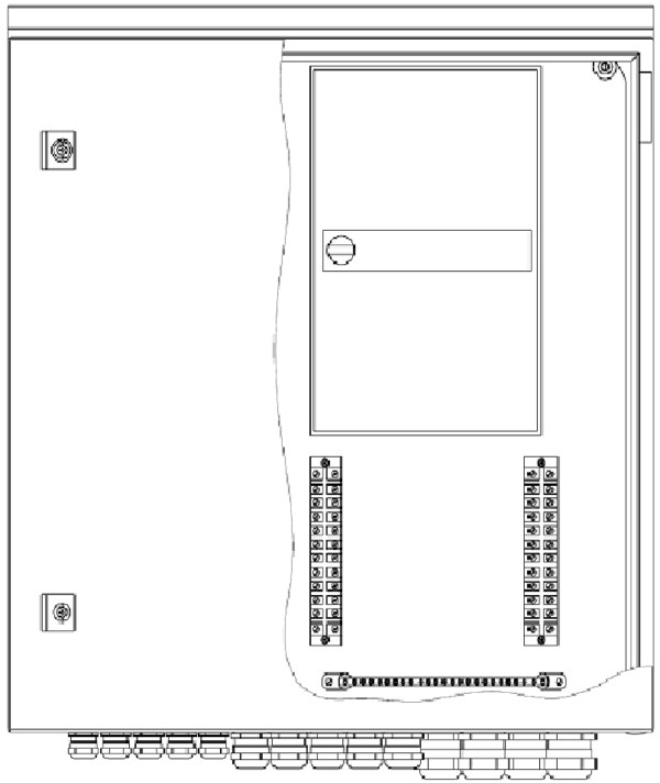 Шкаф приборный универсальный 600х600х210мм <br>ШПУ-1-04 (Модель снята с производства) 7